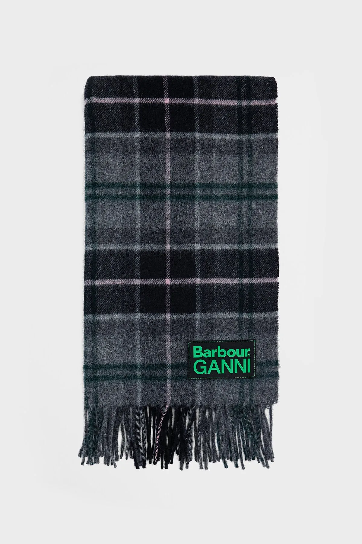 Barbour Ganni Tartan Scarf