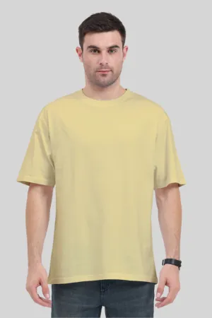 Beige Lightweight Oversized T-shirt for men