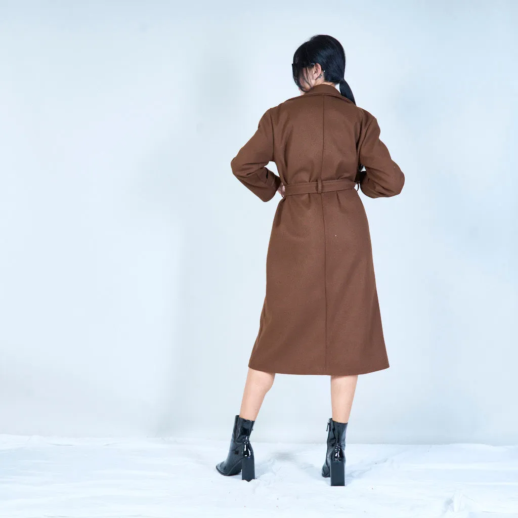 Belted trench coat wholesale