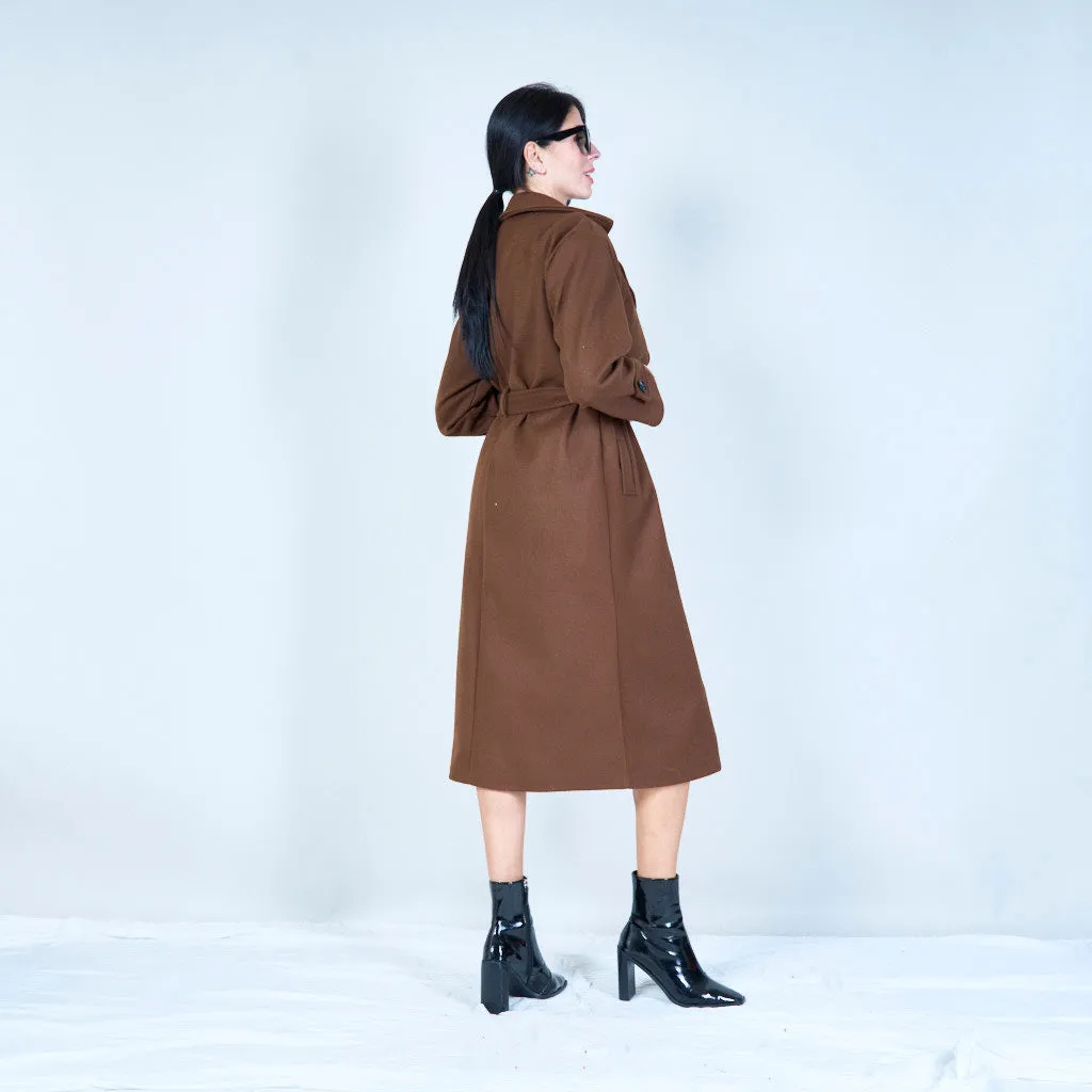 Belted trench coat wholesale