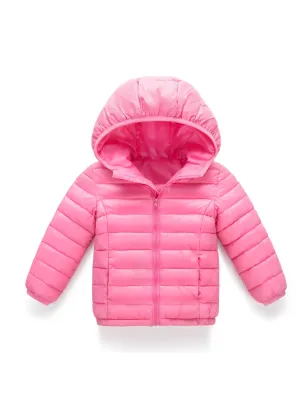 Boys Girls Thin Down Cotton Coat Baby Kids