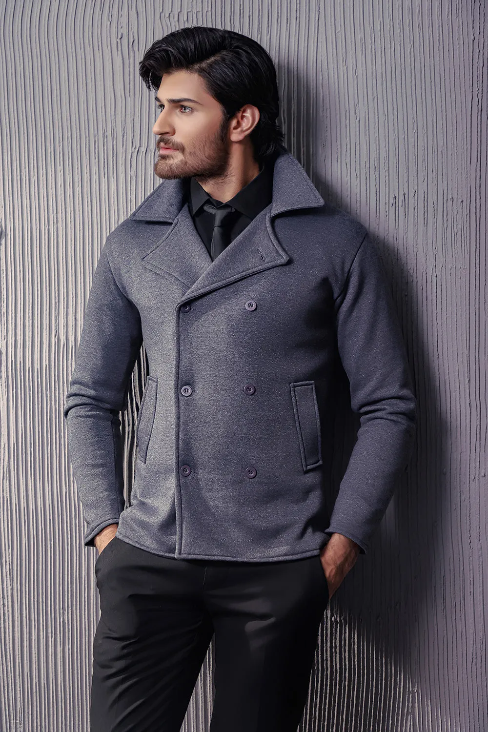 Charcoal Pea Coat