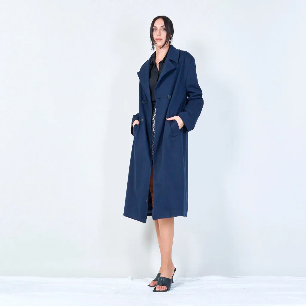 Classic double-breasted trench coat wholesale