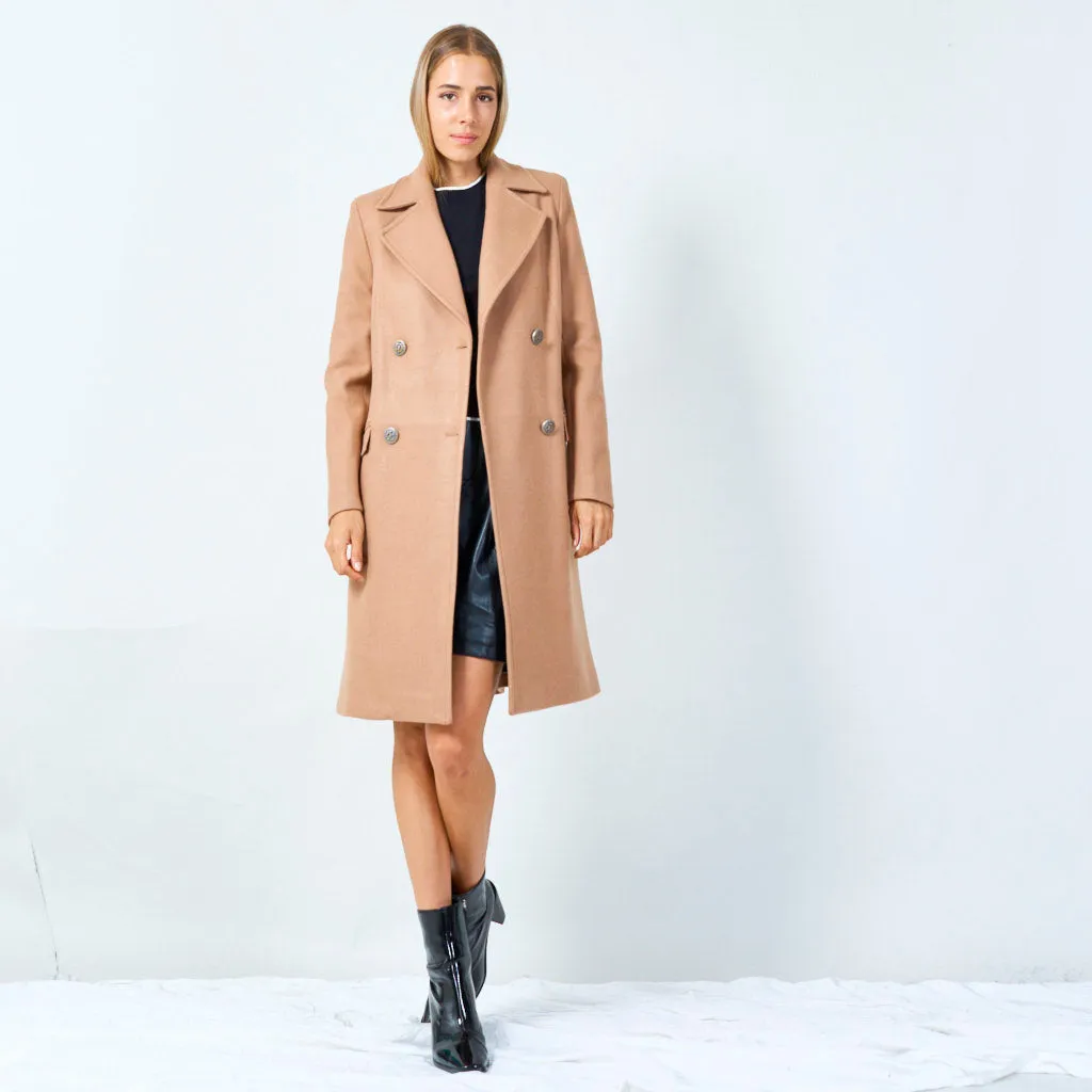 Classic double-breasted trench coat wholesale