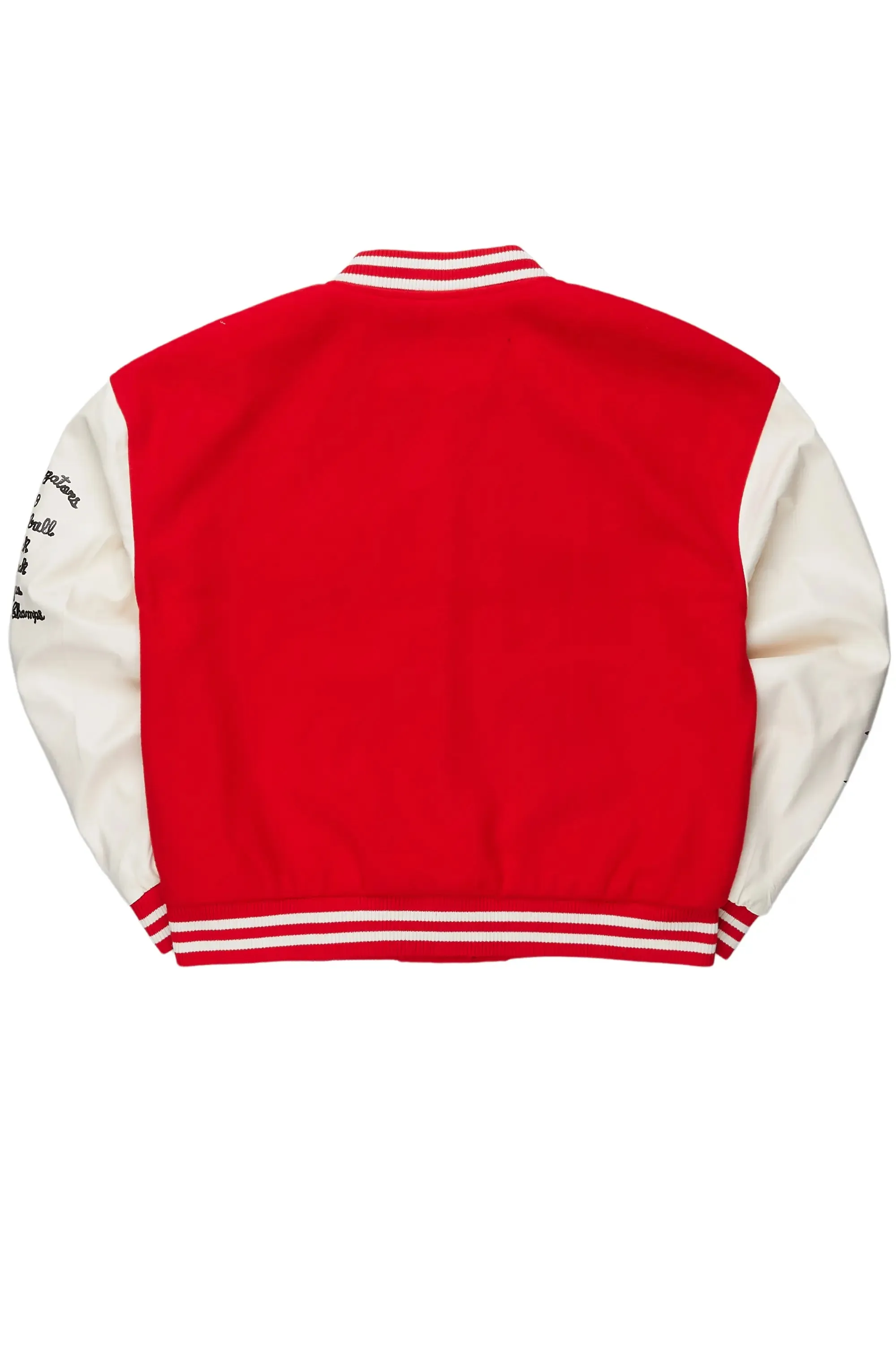 Cori Red Varsity Jacket