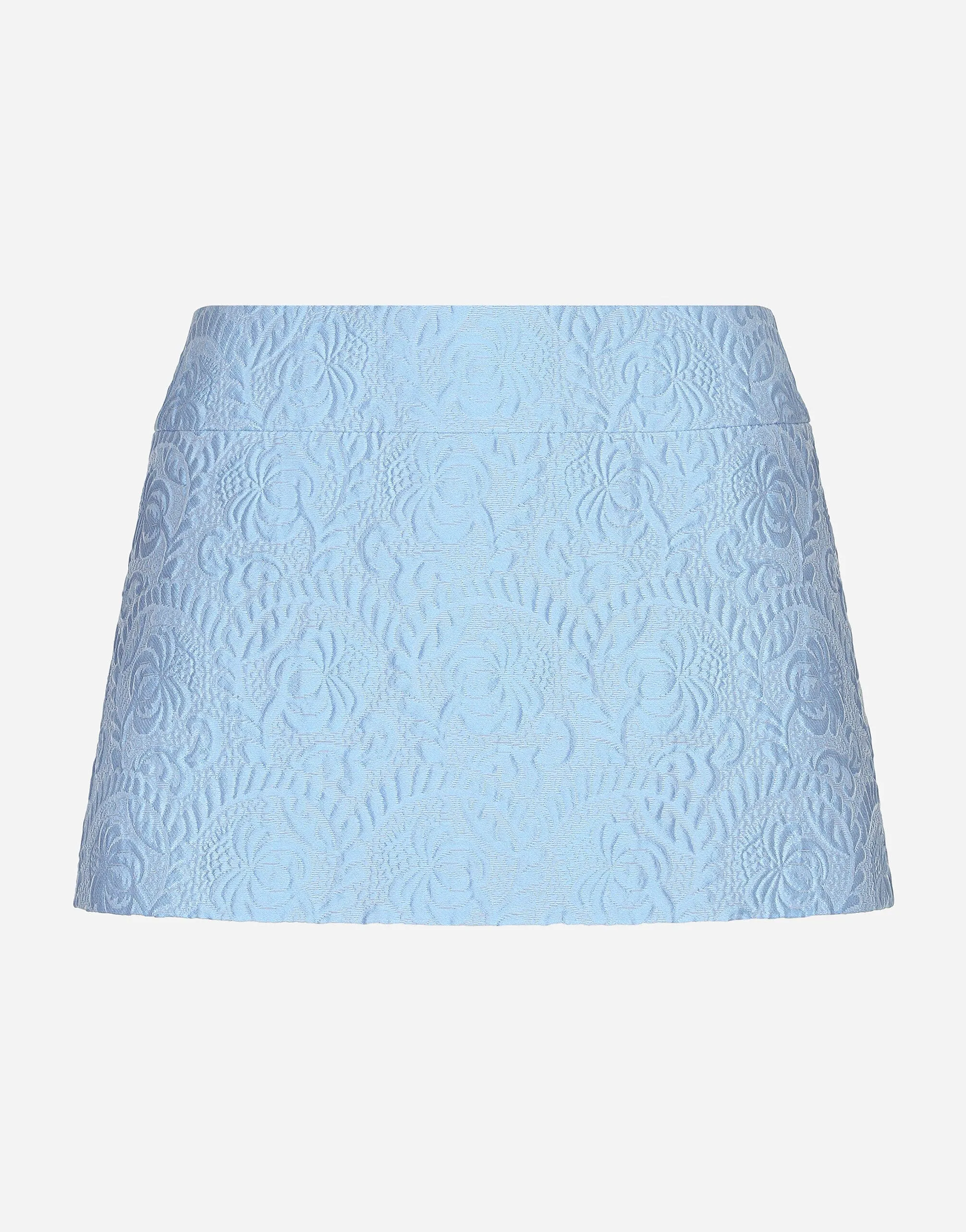 Fitted Jacquard Mini Skirt