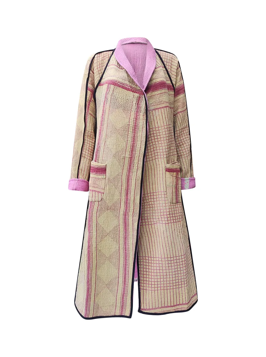 kantha vintage coat long bansi