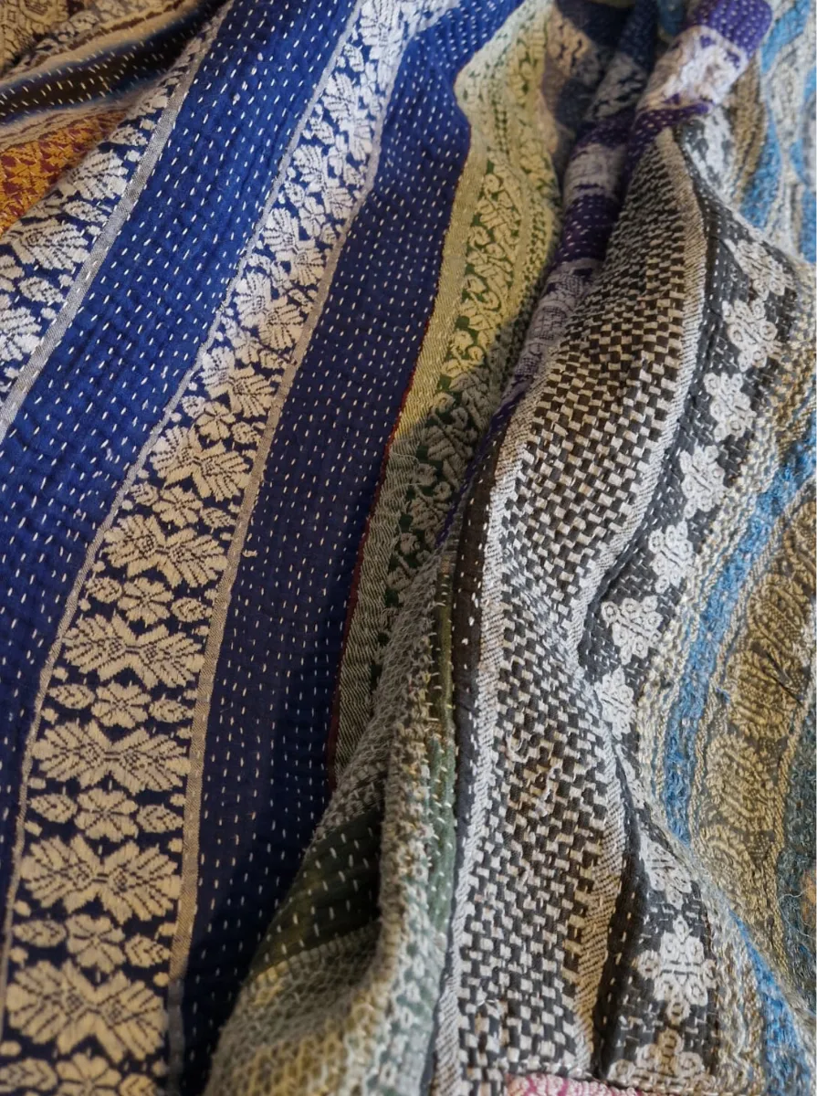 kantha vintage coat long sample