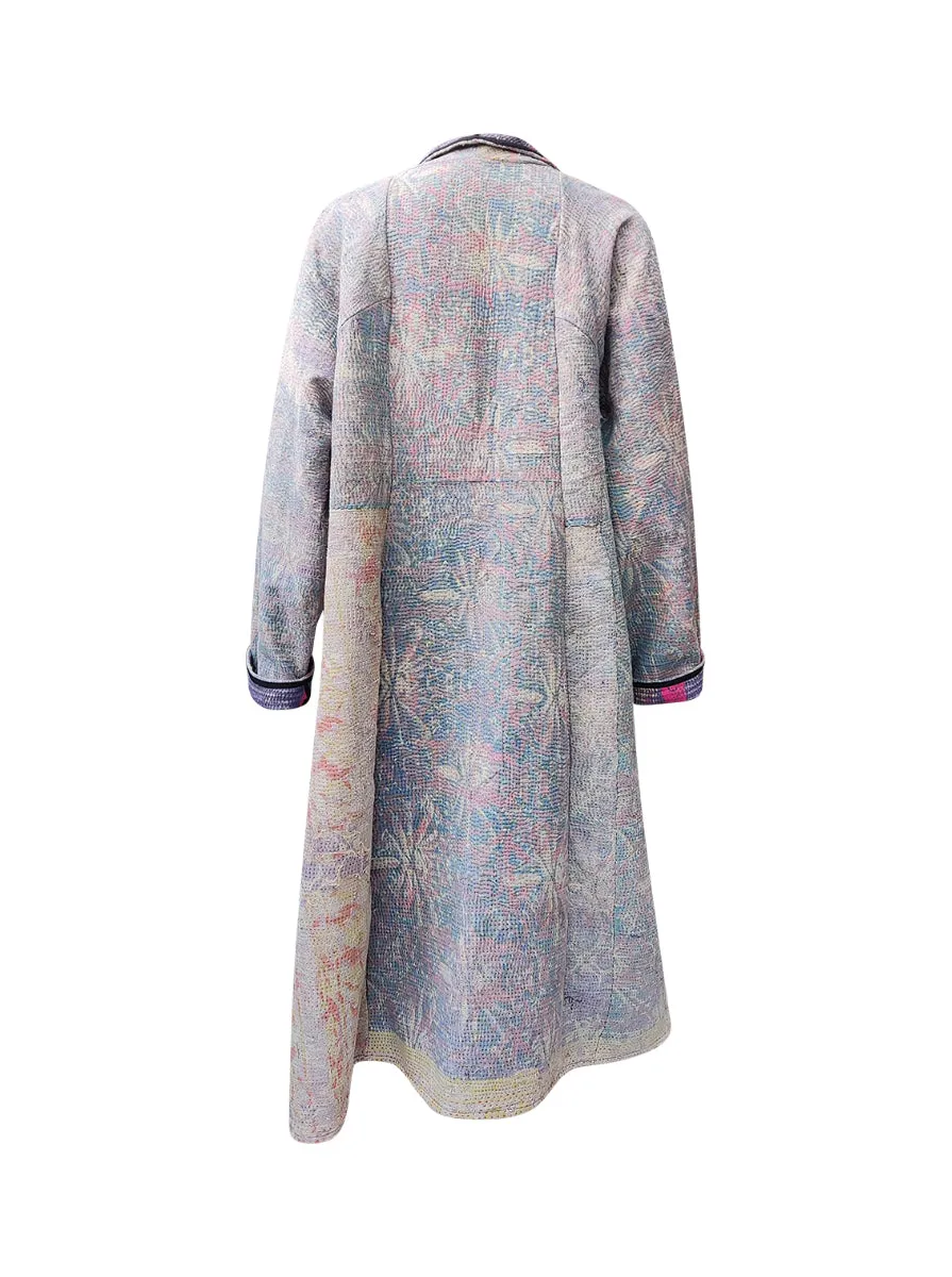 kantha vintage dress coat long riddhi