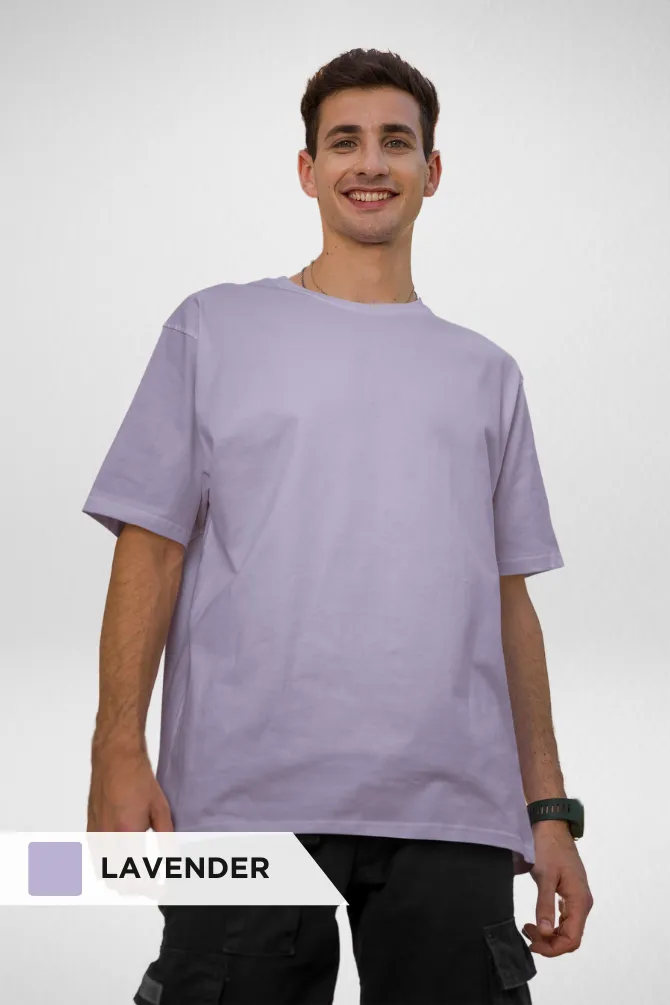 Lavender and Mint Oversized T-Shirts Combo for Men