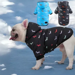 Luxurious Hooded Frenchie Coat