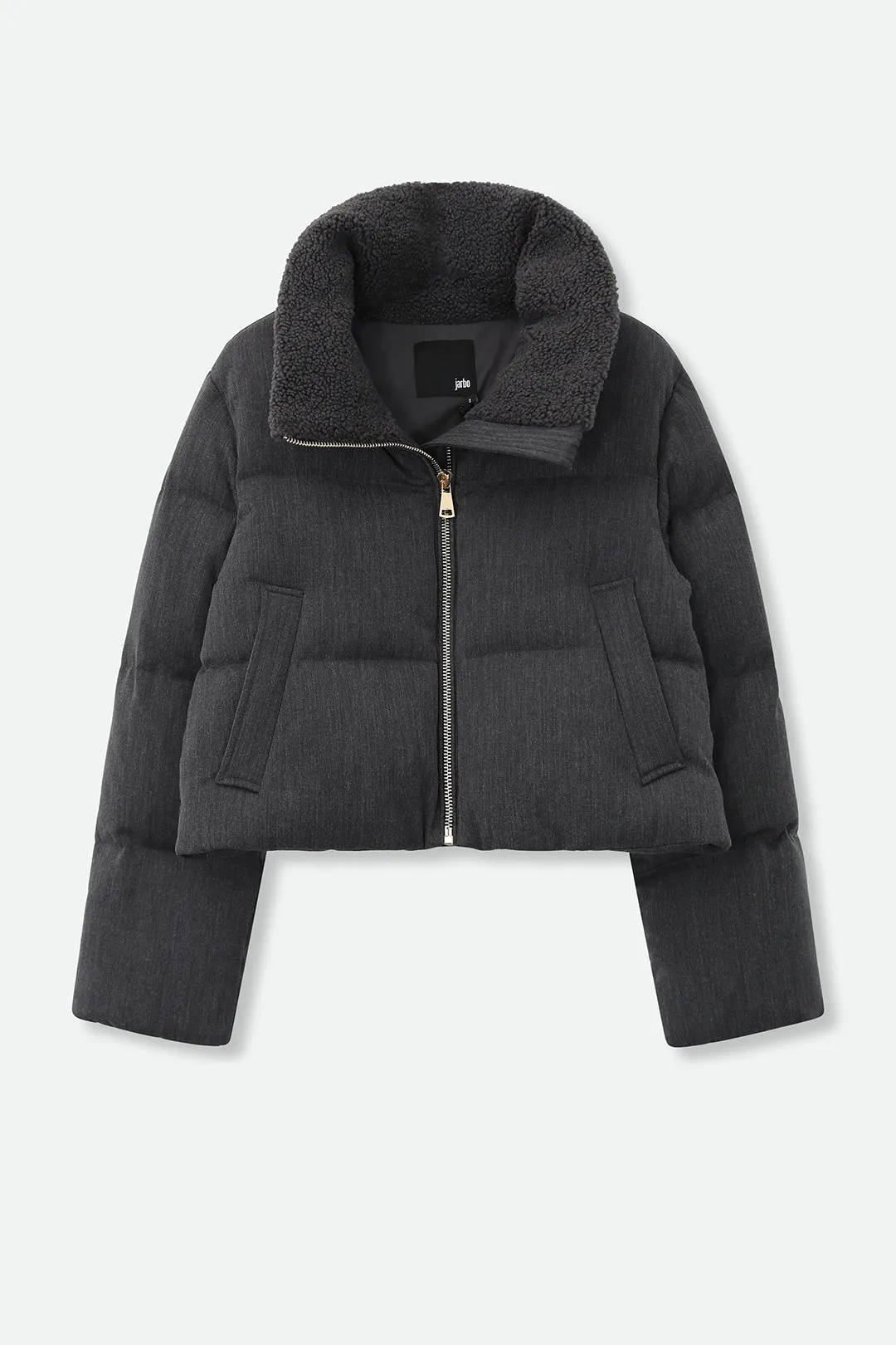 MERIBEL CROPPED COAT IN GOOSE DOWN