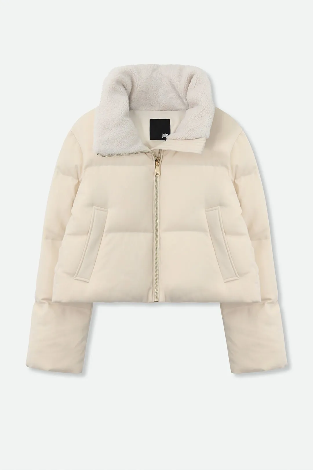 MERIBEL CROPPED COAT IN GOOSE DOWN