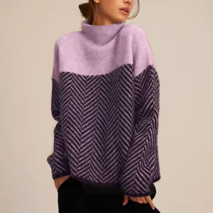 Nadia | Trendy Oversized Turtleneck Sweater