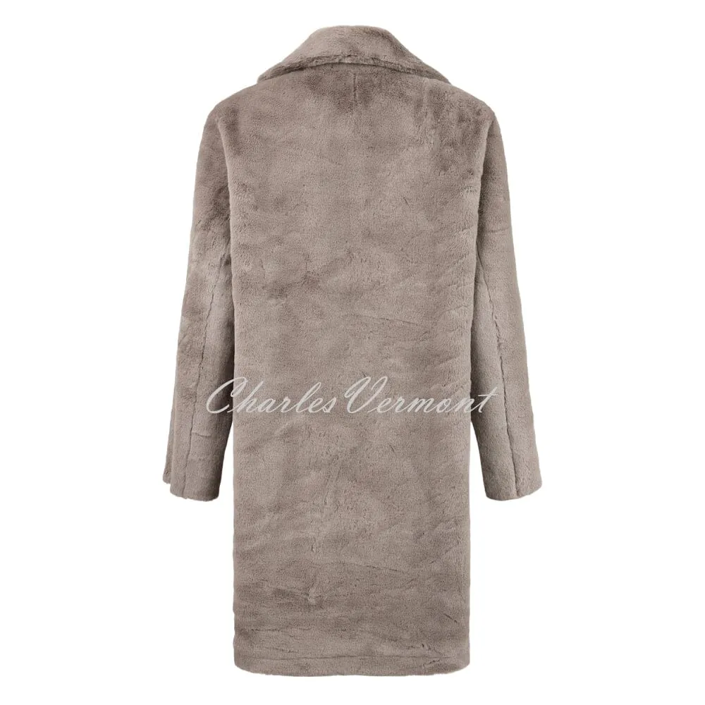 Normann Reversible Faux Fur Coar - Style 2394-230-15 (Light Taupe)