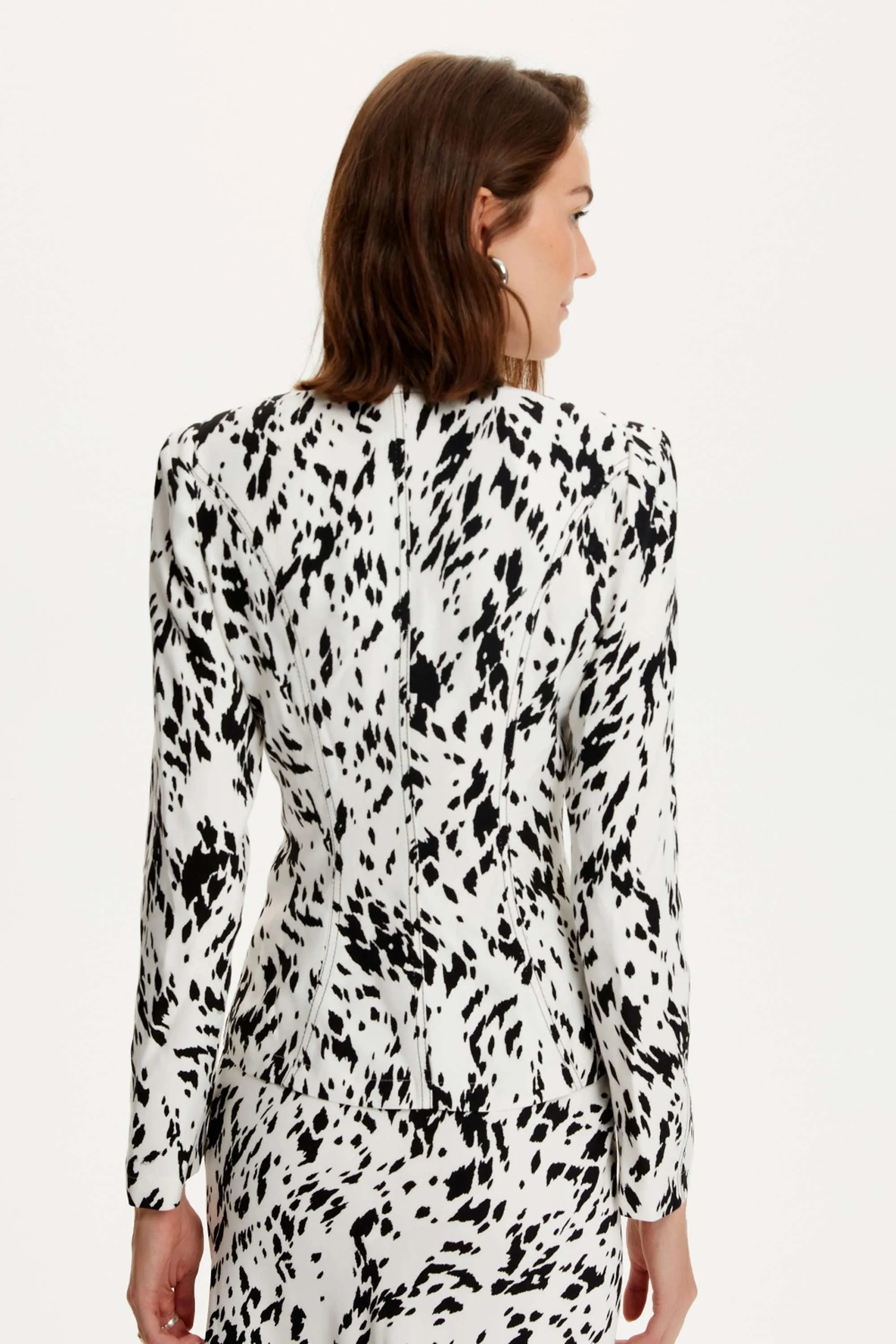 Printed Long Sleeve Jacket (Final Sale)