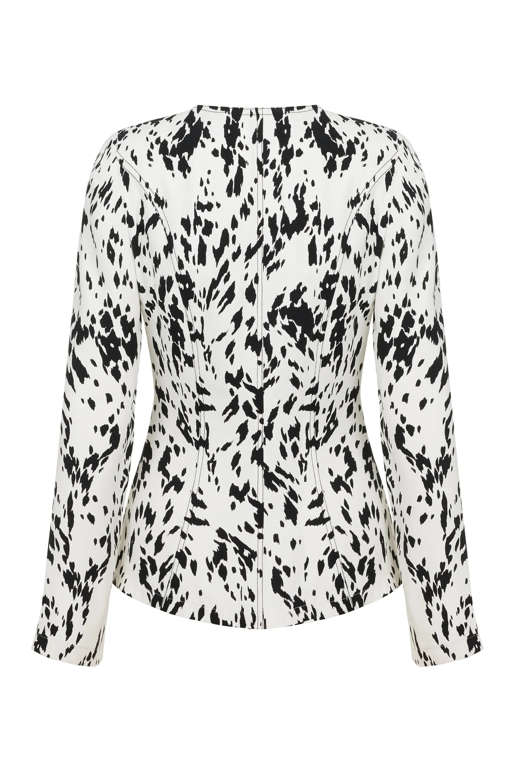 Printed Long Sleeve Jacket (Final Sale)