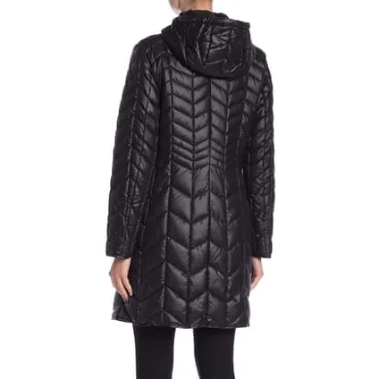 Quilted Coat Black