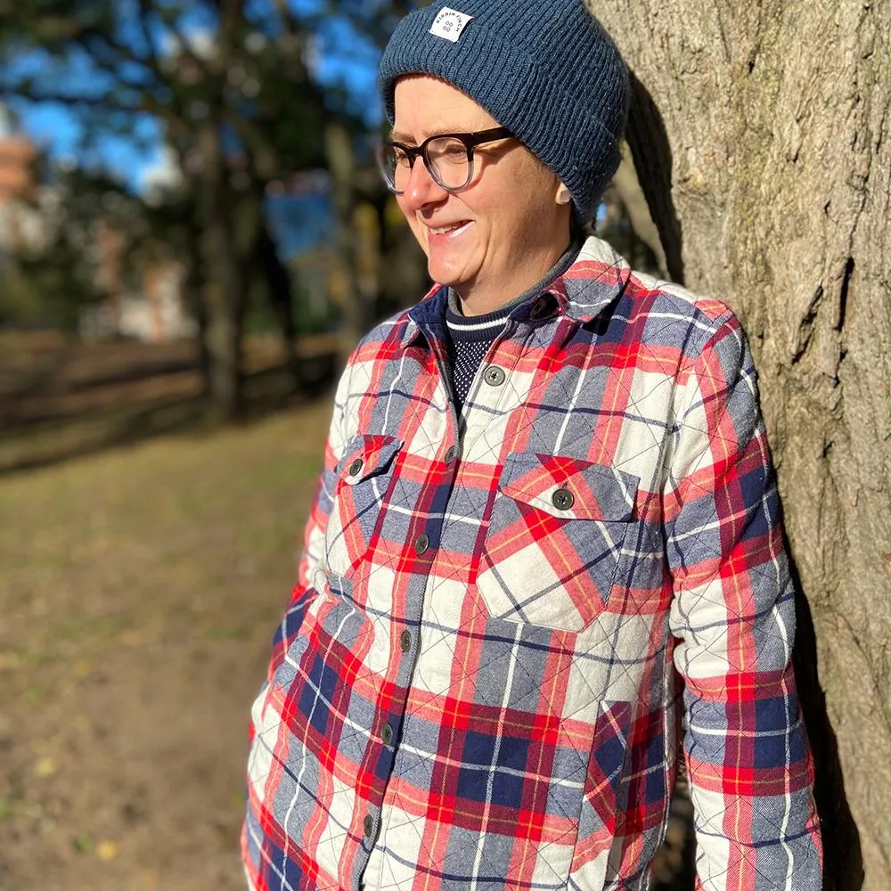 Quilted Red Flannel Jacket