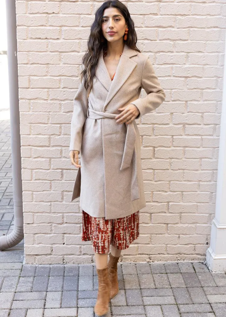 Tart Chantria Coat - Heather Tan ***FINAL SALE***