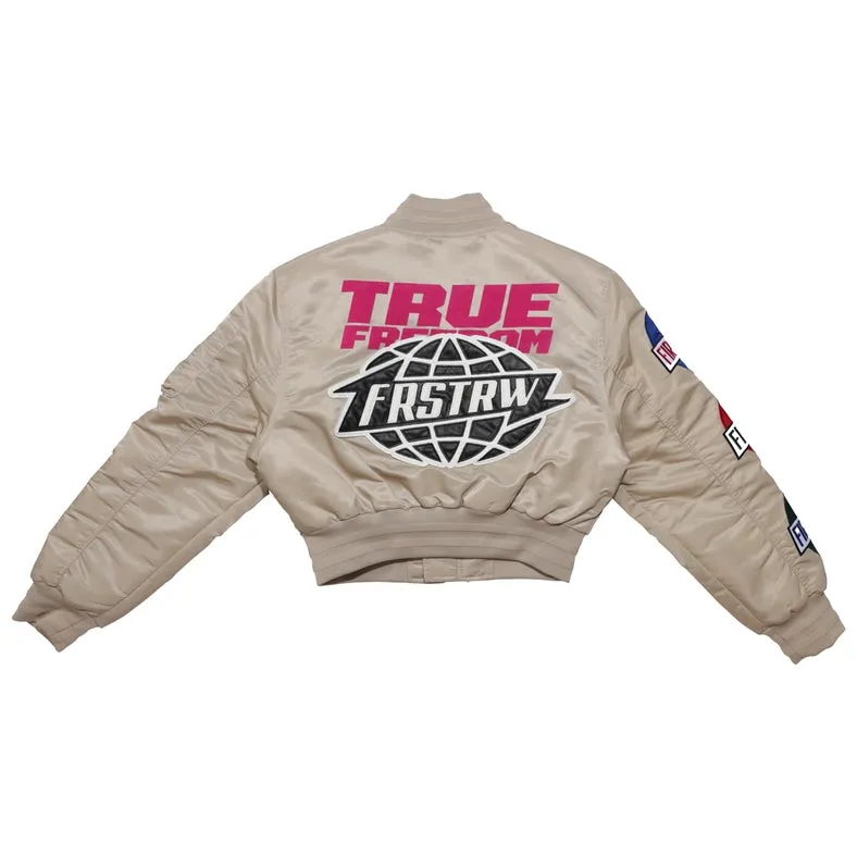 Ture Freedom Multi Patches MA-1 Jacket Khaki