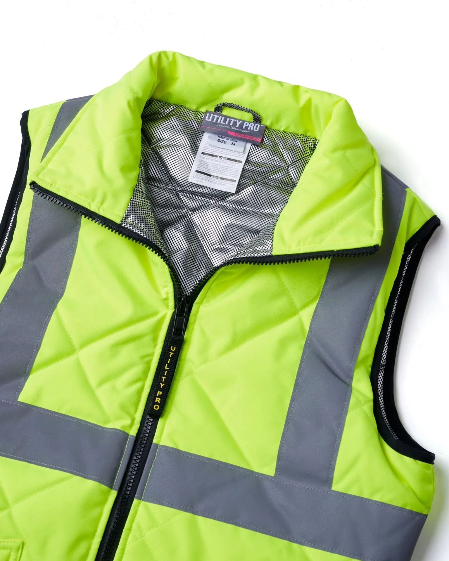 UHV995 HiVis Women's High Collar WarmUP Insulated Safety Vest