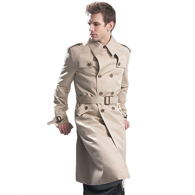 West Louis™ Classic Double Breasted Overcoat