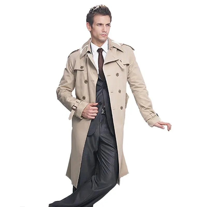 West Louis™ Classic Double Breasted Overcoat