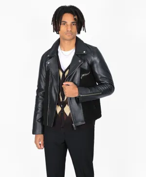 Western Leather Biker Jacket