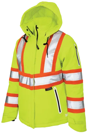 Women’s Insulated Flex Safety Jacket by Tough Duck - Style SJ41