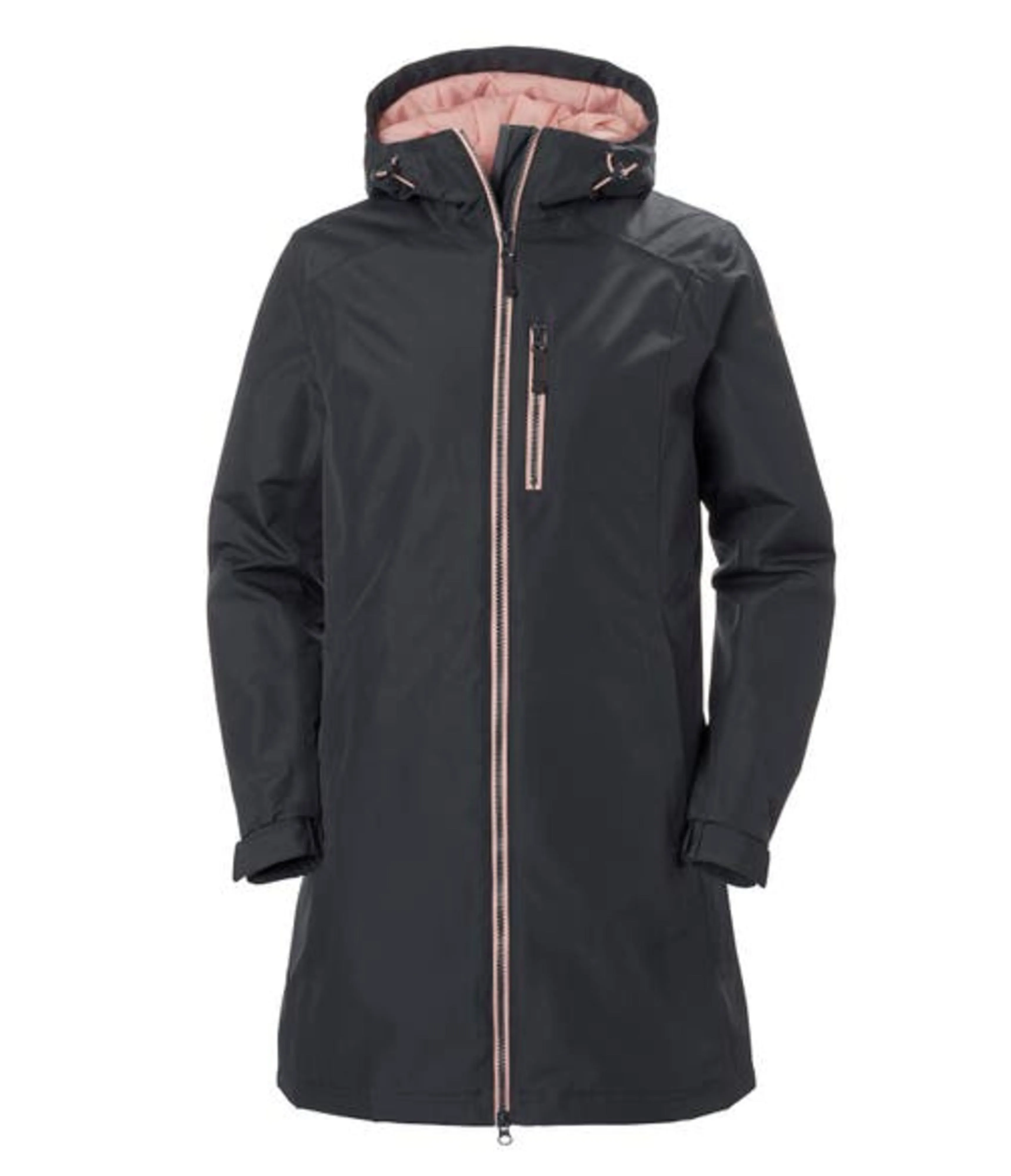 WOMEN'S LONG BELFAST WINTER JACKET - EBONY