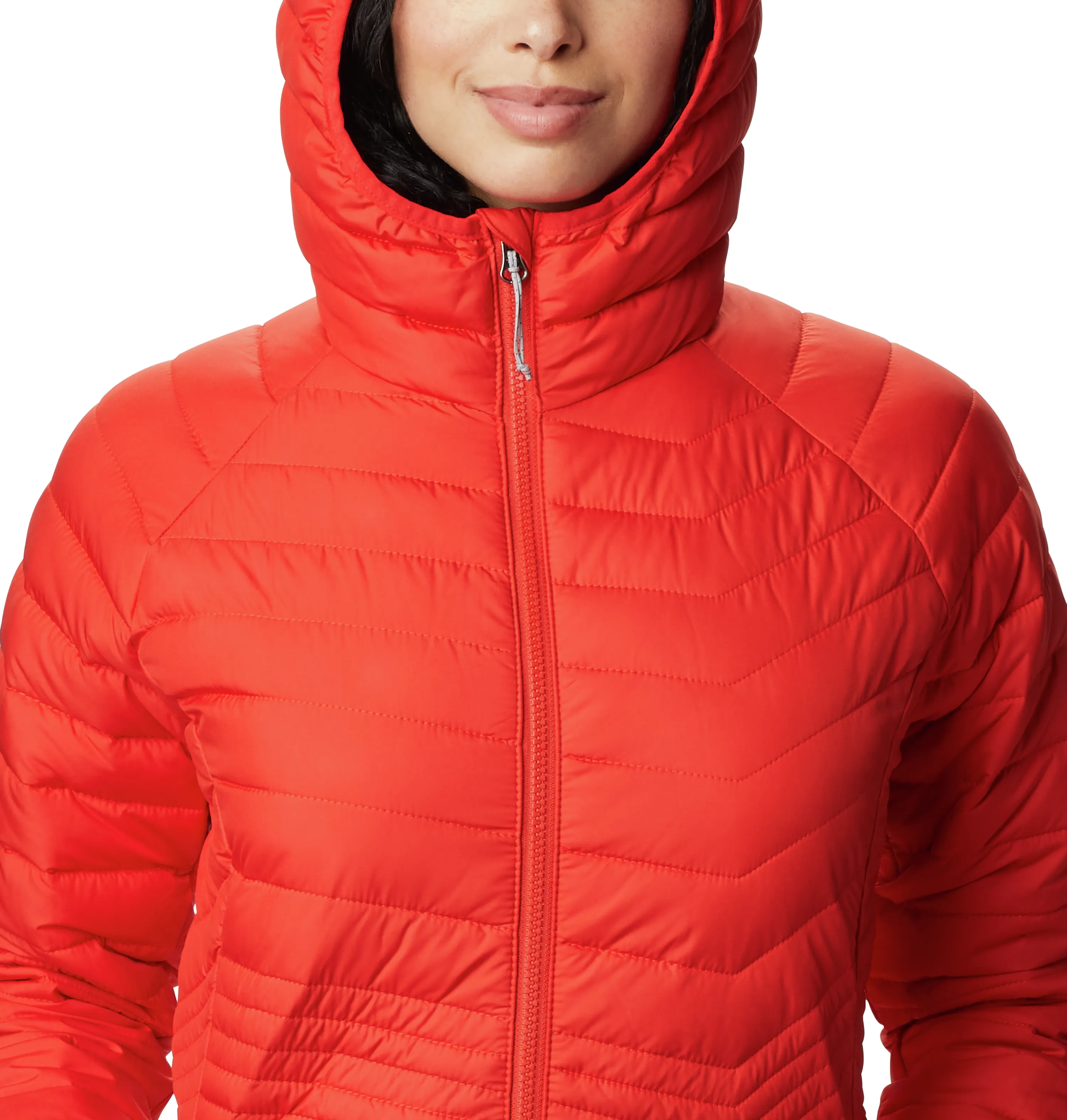 WOMEN'S POWDER LITE MID JACKET II - BOLD ORANGE