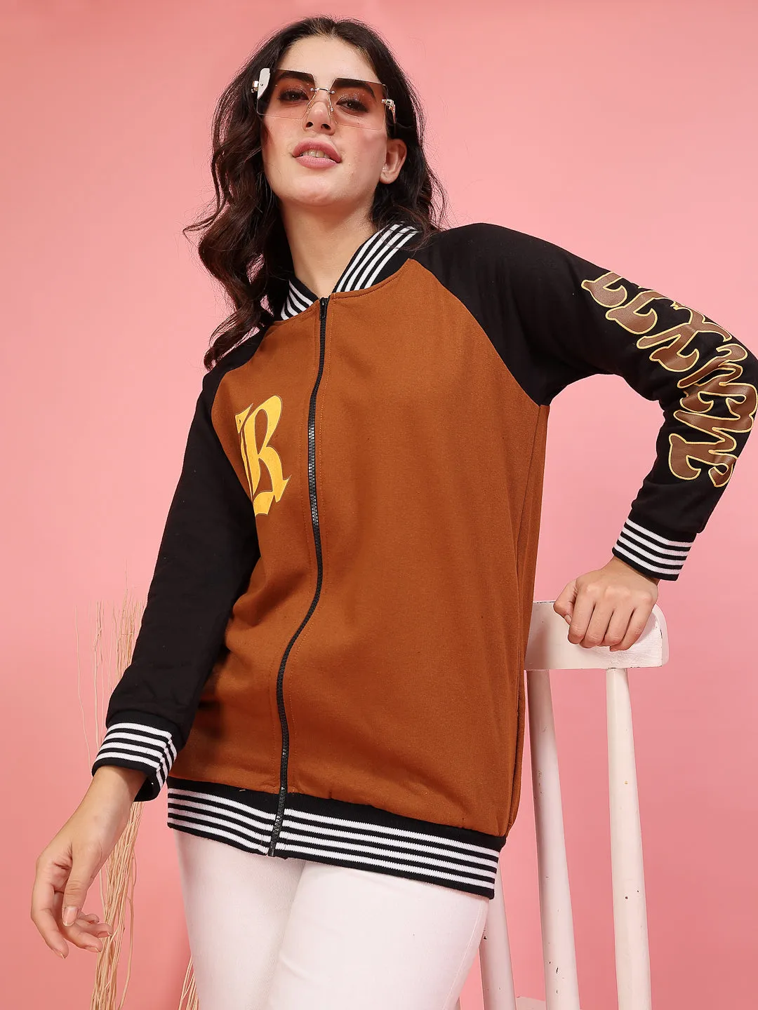 Women’s Trendy Varsity Bomber